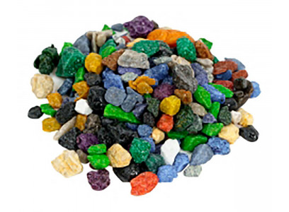 Грунт Zoo One (Зоо Уан) Смесь/Калейдоскоп Крашеный 5-10мм Природный 1кг 15-0008