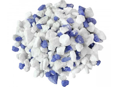 Грунт Zoo One (Зоо Уан) Фиолетовый Белый Крашеный 5-10мм Природный 1кг 15-0151