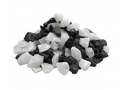 Грунт Zoo One (Зоо Уан) Черный+Кварц Крашеный 5-10мм Природный 1кг 15-0496