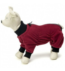 Комбинезон Osso Fashion (Оссо Фешн) Для Собак Флис На Молнии 70 Сука Бордо Кф-1051