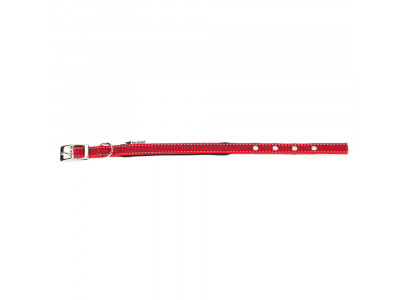 Ошейник Для Собак Мелких Пород Ferplast (Ферпласт) Daytona Deluxe С15/35 Мягкая Подкладкой Красно-Черный 77202022