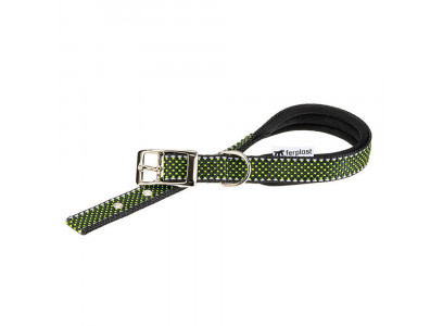 Ошейник Для Собак Мелких и Средних Пород Ferplast (Ферпласт) Daytona Deluxe С20/43 Мягкая Подкладкой Зелено-Черный 77202117 