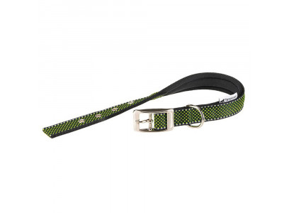 Ошейник Для Собак Мелких и Средних Пород Ferplast (Ферпласт) Daytona Deluxe С20/43 Мягкая Подкладкой Зелено-Черный 77202217 