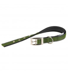 Ошейник Для Собак Мелких и Средних Пород Ferplast (Ферпласт) Daytona Deluxe С20/43 Мягкая Подкладкой Зелено-Черный 77202217