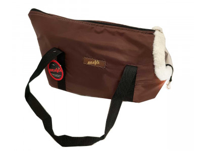 Сумка-Переноска Для Кошек и Собак Мелких Пород Brava (Брава) На Плечо Зимняя 10189 