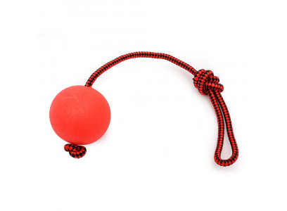 Игрушка Для Собак No Name (Ноу Нэйм) Мяч Литой с Ручкой 7см 31019-0315 Микс