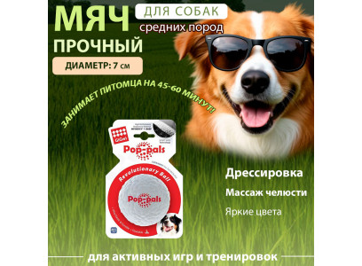 Игрушка Gigwi (Гигви) Для Собак Мяч 85029 7см 