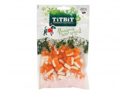 Лакомство TiTBiT (Титбит) Для Собак Дольки Мармеладные c Индейкой Новогодняя Коллекция 100г 026106 