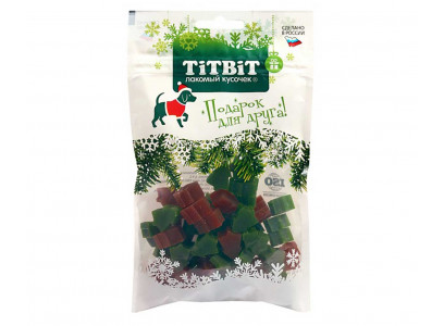 Лакомство TiTBiT (Титбит) Для Собак Снек Жевательный Новогодняя Коллекция 100г 023037 