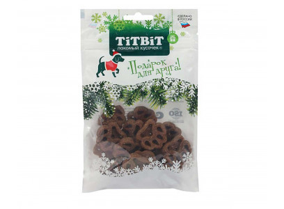 Лакомство TiTBiT (Титбит) Для Собак Снеки Мягкие с Бараниной 70г Новогодняя Коллекция 026014 