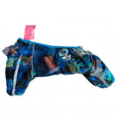 Комбинезон Pet Fashion (Пет Фешн) Gu03 Форсаж 12 Девочка Мех Синий