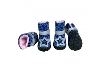 Унтики Pet FAshion (Пет Фешн) Лео Star 5 Мягкие Мех Синий 