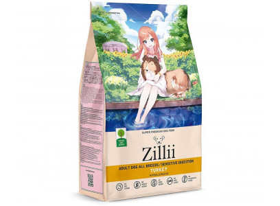 Сухой Корм Zillii (Зиллии) Для Собак с Чувствительным Пищеварением Индейка Adult Dog Sensitive Digestion 3кг 5658071 