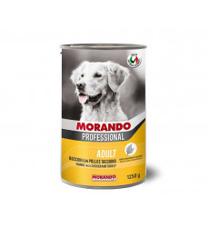 Консервы Morando (Морандо) Professional Для Собак Курица и Индейка Кусочки в Соусе 1250г 9639
