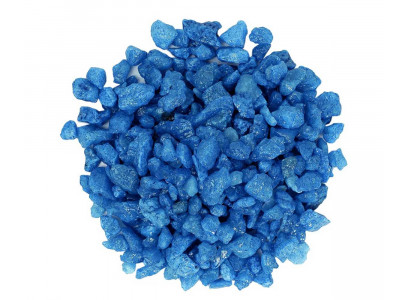 Грунт Zoo One (Зоо Уан) 15-0006 Синий/Сапфир Крашеный 5-10мм 1кг Природный