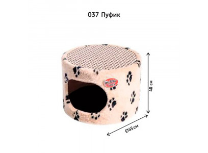 Домик Для Кошек Мяу-Хаус 037 Пуфик 45*45*40см 796535 
