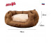 Лежак Для Кошек и Собак Мелких Пород Brava (Брава) Lider 78*60*25см 10668 Коричневая 