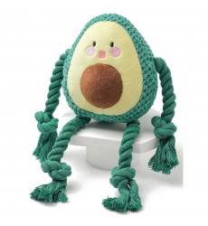 Игрушка Mr.Kranch (Мистер Кранч) Для Собак Авокадо с Канатом 13,5см 