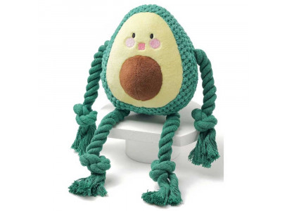 Игрушка Mr.Kranch (Мистер Кранч) Для Собак Авокадо с Канатом 13,5см  