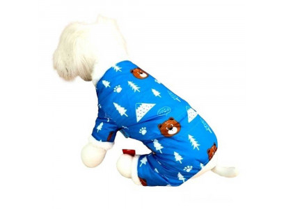 Парка Pet Fashion (Пет Фешн) Для Собак Медвежата 30 Мех Голубой