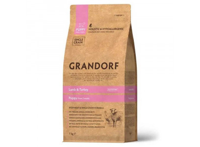 Сухой Корм Grandorf (Грэндорф) Puppy Lamb&Turkey Для Щенков Ягненок и Индейка 1кг 0853