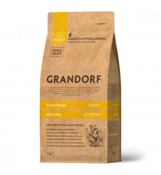 Сухой Корм Grandorf (Грэндорф) Dog Probiotic Adult Mini Для Собак Мелких Пород 4-Мяса 1кг 1096 