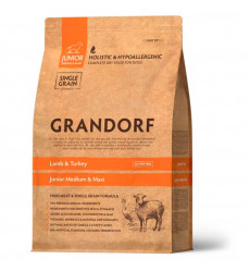 Сухой Корм Grandorf (Грэндорф) Junior Lamb&Rice Для Щенков Ягненок и Индейка 1кг 0884