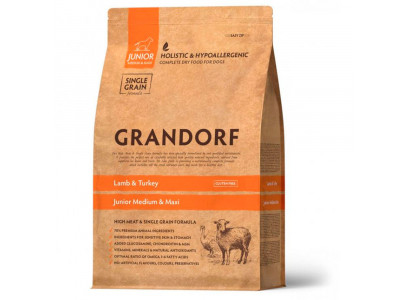Grandorf Junior Lamb&Rice Сухой для Щенков 1кг Ягненок/Индейка 0884 