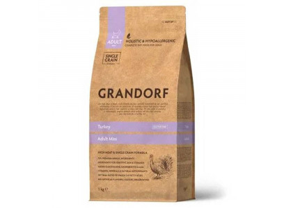Сухой Корм Grandorf (Грэндорф) Dog Mini Turkey Для Собак Мелких пород  Индейка 1кг 0938 