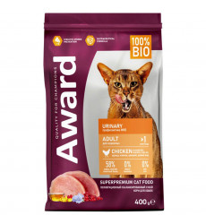 Сухой Корм Award (Эвард) Urinary Для Кошек Профилактика МКБ Курица и Клюква 400г 