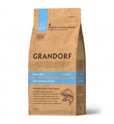 Сухой Корм Grandorf (Грэндорф) Dog Medium&Maxi White Fish Для Собак Средних и Крупных Пород Белая Рыба 1кг 1003 