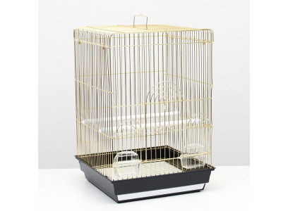 Клетка Для Птиц Brava (Брава) 1902-G Золото 40*40*59см /6/  