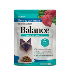 Влажный Корм Balance (Бэланс) Cat Для Кошек Тунец и Шпинат Соус 85г (1*18) 95227