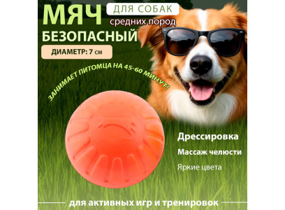 Игрушка Для Собак Мелких и Срединх Пород Nunbell (Нанбелл) Мяч 7см 10922-6115 