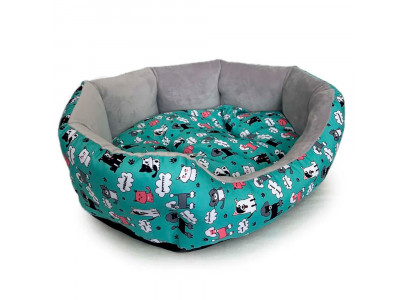 Лежак Для Собак Мелких Пород и Кошек Артемон №2 М-715 П/Э Велюр Зоофортуна New