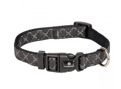 Ошейник Flamingo (Фламинго) Odin Для Собак L 45-65см/25мм Fl520165 Черный