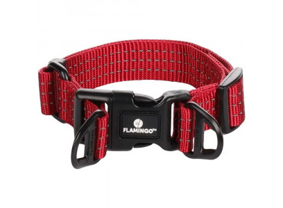 Ошейник Flamingo (Фламинго) Zorba M 40-55см/32мм Fl521686 Красный 