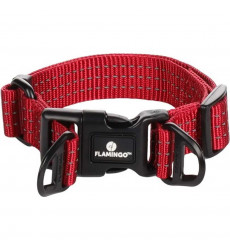 Ошейник Flamingo (Фламинго) Zorba L 45-65см/32мм Fl521687 Красный 