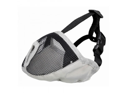 Намордник Для Собак Короткомордных Пород Trixie (Трикси) M 40см Серый 17627 