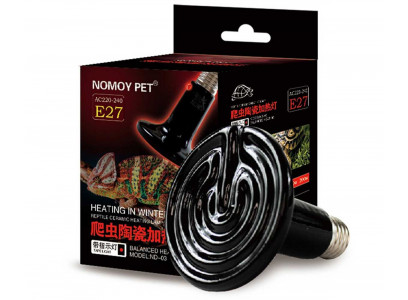 Лампа Nomoy Pet (Ноумой Пет) Normal Ceramic Lamp With Indicator Light 8,5*11см 220в Е27 25вт Nmp-Nd-0325