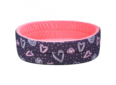 Лежанка Zooexpress (Зооэкспресс) Ассорти №4 Овальная с Плюшем 53*38*14см 77124