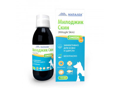 Милоджик Скин Для Кожи и Шерсти 150мл Омега3+6 Штрих-код: 4687202837120