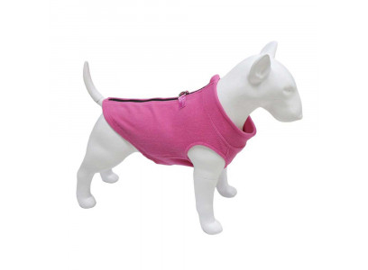 Куртка Уют с Креплением Для Поводка S 26см Флис Розовая Нм2203с 