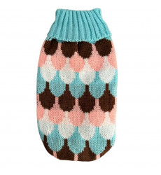 Свитер Pet Fashion (Пет Фешн) Эклер Xl Голубой Розовый Шоколадный