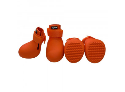 Сапоги Для Собак Крупных Пород Pet Fashion (Пет Фешн) Резиновые XXL Оранжевый 7,5*8,5см 
