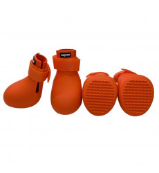 Сапоги Для Собак Карликовых и Мелких Пород Pet Fashion (Пет Фешн) Резиновые XXSH Оранжевый 3,5*4,5см