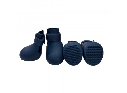 Сапоги Для Собак Карликовых и Мелких Пород Pet Fashion (Пет Фешн) Резиновые XXS Синий 3*3,5см 