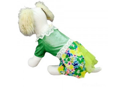 Платье Pet Fashion (Пет Фешн) Для Собак Лайм M
