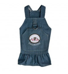 Сарафан-Шлея Pet Fashion (Пет Фешн) Для Собак Джинс S Серо-Голубой