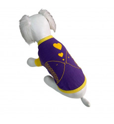 Футболка Pet Fashion (Пет Фешн) Для Собак Kiss 8 Фиолетовый